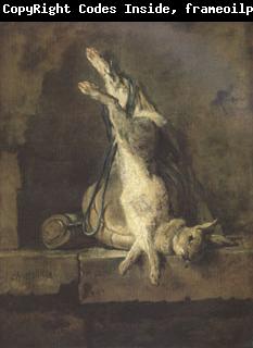 Jean Baptiste Simeon Chardin Dead Rabbit with Hunting Gear (mk05)